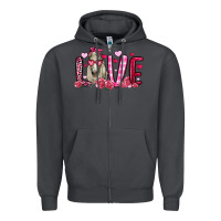Smoke valentines day love horse Zipper Hoodie - OliviaCreatesArt