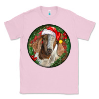 Bubblegum Pink Boer Goat Christmas Classic Tee - LillyAllenDesigns