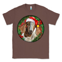 Chestnut Boer Goat Christmas Classic Tee - LillyAllenDesigns