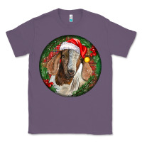 Lavender Boer Goat Christmas Classic Tee - LillyAllenDesigns