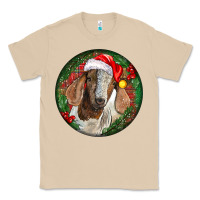 Mushroom Boer Goat Christmas Classic Tee - LillyAllenDesigns