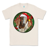 Natural Boer Goat Christmas Classic Tee - LillyAllenDesigns