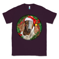 Plum Boer Goat Christmas Classic Tee - LillyAllenDesigns