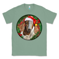 Sage Boer Goat Christmas Classic Tee - LillyAllenDesigns