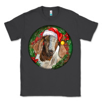Smoke Boer Goat Christmas Classic Tee - LillyAllenDesigns