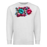 Oatmeal Heather Western Xoxo Premium Sweatshirt - FaDigitalArtStudio