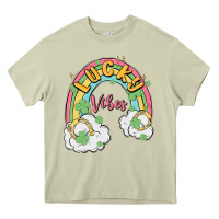 Mossy lucky vibes Heavy Core Tee - MaliasSmallBusiness