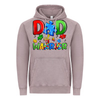 Vintage Zinc dad of a warrior Vintage Hoodie - Artiststas