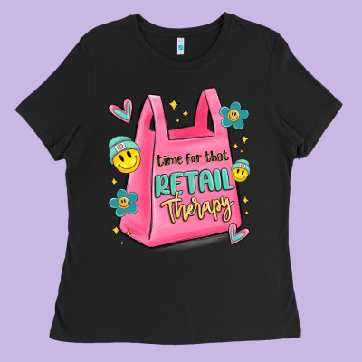Time For That Retail Therapy Ladies Tee Designed By Maliassmallbusiness