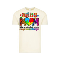 Autism Mom Like A Normal Mom Except Much Stronger Vintage Tee | Teevron