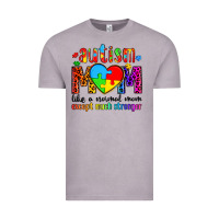 Vintage Zinc autism mom like a normal mom except much stronger Vintage Tee - Artiststas