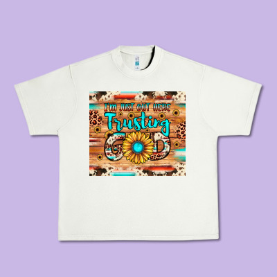 I'm Just Out Here Trusting God Urban Heavy Tee Designed By Jahusdesignshop