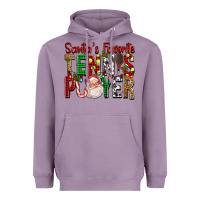 Lavender Santa's Favorite Tennis Player For Christmas Heavyweight Hoodie - FaDigitalArtStudio