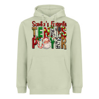 Matcha Santa's Favorite Tennis Player For Christmas Heavyweight Hoodie - FaDigitalArtStudio
