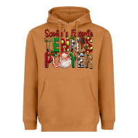 Meerkat Santa's Favorite Tennis Player For Christmas Heavyweight Hoodie - FaDigitalArtStudio