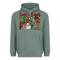 Sage Santa's Favorite Tennis Player For Christmas Heavyweight Hoodie - FaDigitalArtStudio