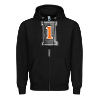 Black marker 1 chain fa element Zipper Hoodie - FaDigitalArtStudio