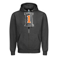 Charcoal Heather marker 1 chain fa element Zipper Hoodie - FaDigitalArtStudio