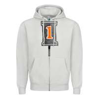 Dove Grey marker 1 chain fa element Zipper Hoodie - FaDigitalArtStudio