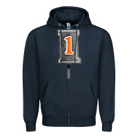 Navy marker 1 chain fa element Zipper Hoodie - FaDigitalArtStudio