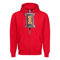 Red marker 1 chain fa element Zipper Hoodie - FaDigitalArtStudio