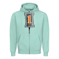 Seafoam marker 1 chain fa element Zipper Hoodie - FaDigitalArtStudio