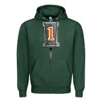 Sports Green marker 1 chain fa element Zipper Hoodie - FaDigitalArtStudio