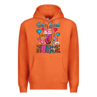 Carrot One Loved Nurse Valentines Day Frappe Coffee Premium Hoodie - FaDigitalArtStudio