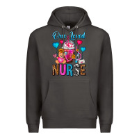 Smoke One Loved Nurse Valentines Day Frappe Coffee Premium Hoodie - FaDigitalArtStudio