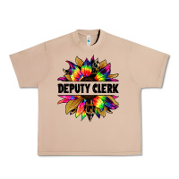 Deputy Clerk Tie Dye Sunflower Urban Heavy Tee | Teevron
