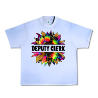 Grape Ice deputy clerk tie dye sunflower Urban Heavy Tee - Jasminsmagicworld