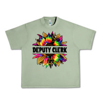Oil Green deputy clerk tie dye sunflower Urban Heavy Tee - Jasminsmagicworld