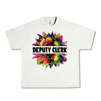 Pistachio deputy clerk tie dye sunflower Urban Heavy Tee - Jasminsmagicworld