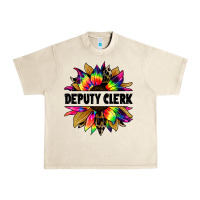 Sandshell deputy clerk tie dye sunflower Urban Heavy Tee - Jasminsmagicworld