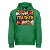 Emerald Western Teacher Black And Glitter Urban Hoodie - LillyAllenDesigns