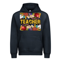 Navy Western Teacher Black And Glitter Urban Hoodie - LillyAllenDesigns