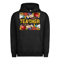 Pigment Black Western Teacher Black And Glitter Urban Hoodie - LillyAllenDesigns