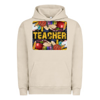 Pigment French Oak Western Teacher Black And Glitter Urban Hoodie - LillyAllenDesigns