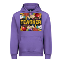Tulip Western Teacher Black And Glitter Urban Hoodie - LillyAllenDesigns