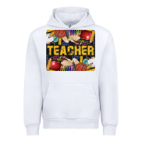 White Western Teacher Black And Glitter Urban Hoodie - LillyAllenDesigns