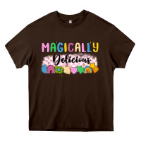 Chocolate Brown magically delicious Heavy Core Tee - MaliasSmallBusiness
