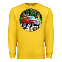 Lemon Merry Christmas Truck Premium Sweatshirt - FaDigitalArtStudio