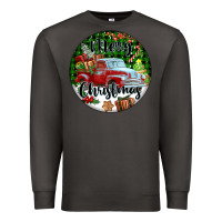 Smoke Merry Christmas Truck Premium Sweatshirt - FaDigitalArtStudio