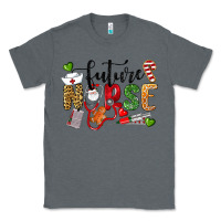 Charcoal Heather Chrismas future nurse Classic Tee - LillyAllenDesigns
