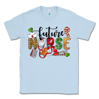 Dusty Blue Chrismas future nurse Classic Tee - LillyAllenDesigns