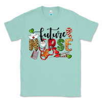 Seafoam Chrismas future nurse Classic Tee - LillyAllenDesigns