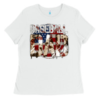 Baseball Dad Ladies Tee | Teevron
