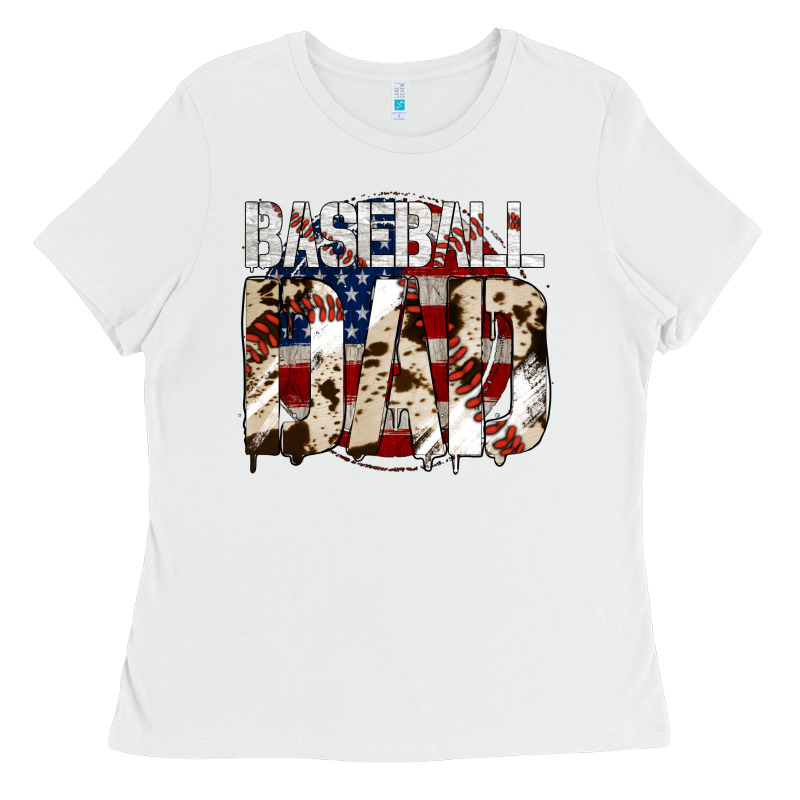 Baseball Dad Ladies Tee by Jasminsmagicworld | Teevron