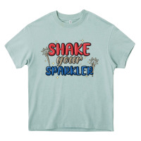 Arona 4th of july america shake your sparkler Heavy Core Tee - MaliasSmallBusiness