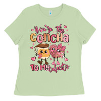 Matcha youre the concha to my cafecito mexican pan dulce Ladies Tee - MaliasSmallBusiness